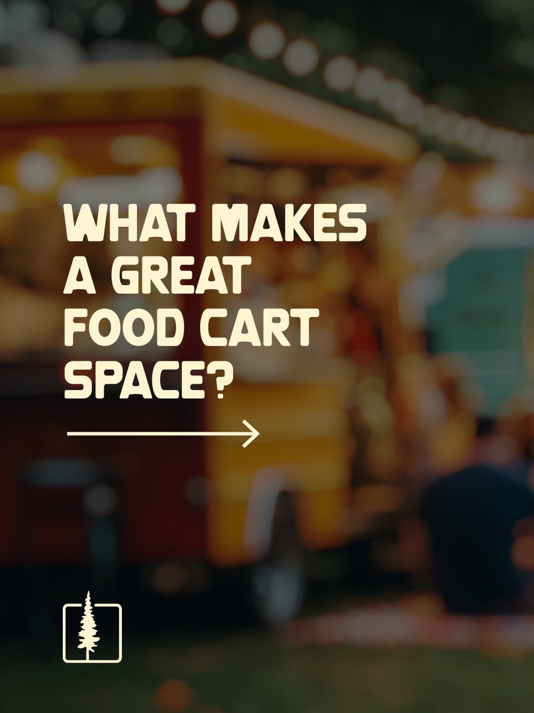 What makes a food cart space carousel post
