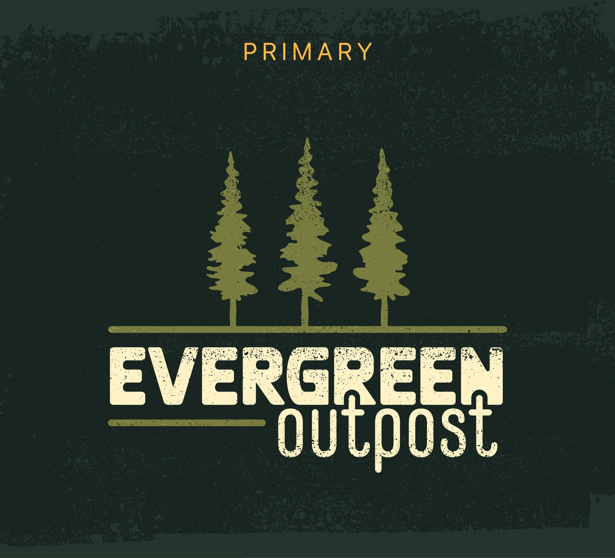 Evergreen Outpost primary logo lockup